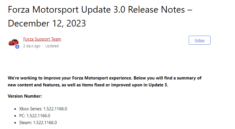 BigPhillyOG's tweet photo. @ForzaMotorsport Stop! Just stop and man up, admit you're not caring and stop lying to you're player base! Just go to @YouTube and check some videos on your "Fixes" mentioned!
And at lest next time, make sure you guys check the fixes and social announcements! https://t.co/aYrGKg5F0O