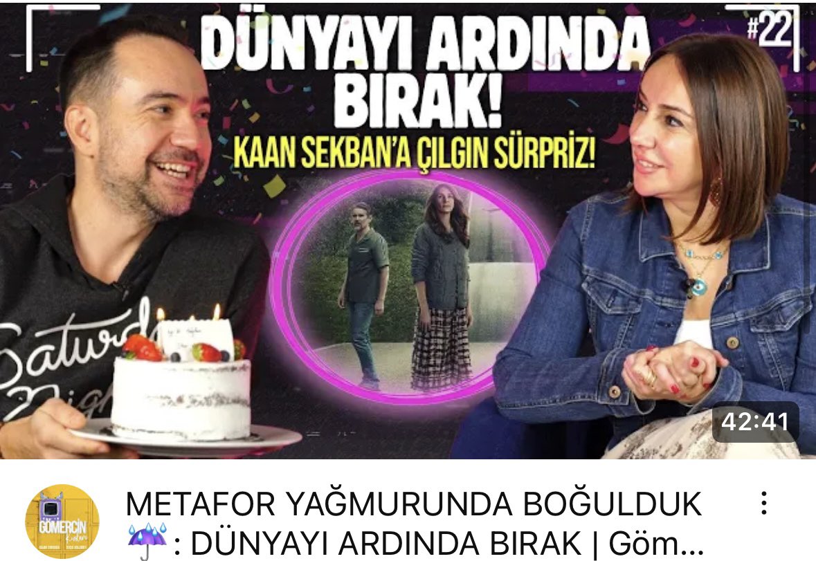 Gömercin Kuşları yeni bölüm çıktı! Bana doğumgünü hediyesi olarak bölümü izleyip beğenenilir ve çılgınlar gibi paylaşabilirsiniz❤️🎉🎁 youtu.be/AfjCHgW0l18?si…