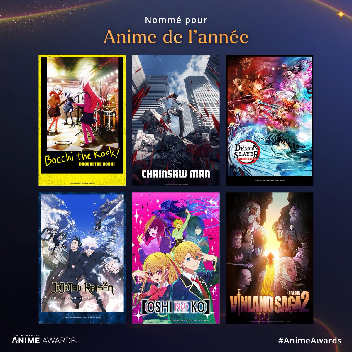 Qui mérite le plus le titre d'Anime de l'année ? 🏆

Rappel : vous pouvez voter une fois par jour ! ⏰

👉VOTER : got.cr/Vote-AA2024FR