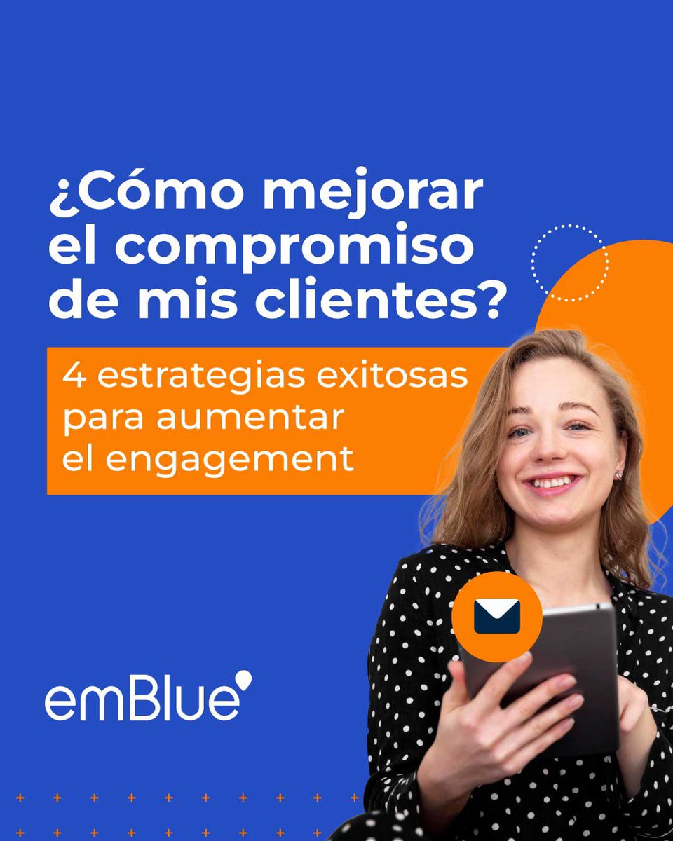 emBlueLatam's tweet image. Te contamos cómo incrementar el #engagement
🚀 con el CRM de emBlue. Puedes #segmentar tus usuario según sus preferencias, crear mensajes hiperpersonalizados, #automatizar los envíos y medir cada etapa.
👉 Lee el caso completo: embluemail.com/casos-de-uso/e…
#marketingdigital