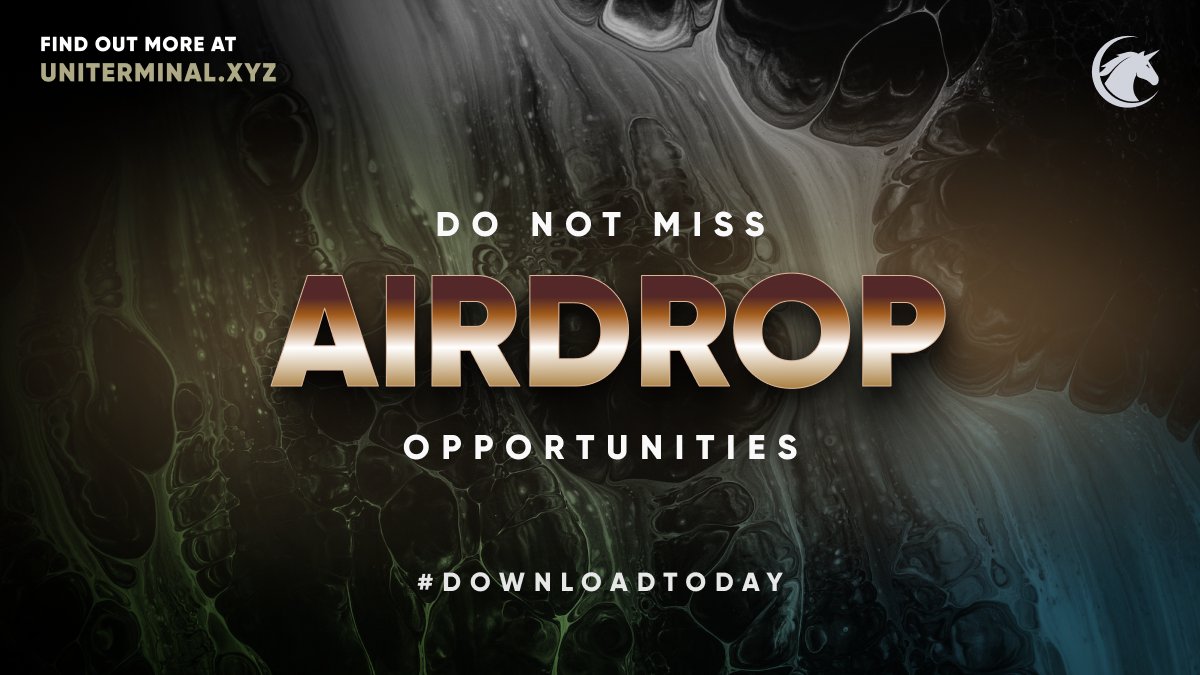 UniTerminalExt's tweet image. 🚨Airdrop Alert: Attention ALL early adopters and active users... 👀 

Remember, the most engaged and pioneering members of the community will be rewarded. 🎁 

Use the Terminal, Embrace the Opportunity… 🚀#UniTerminal $UNIT