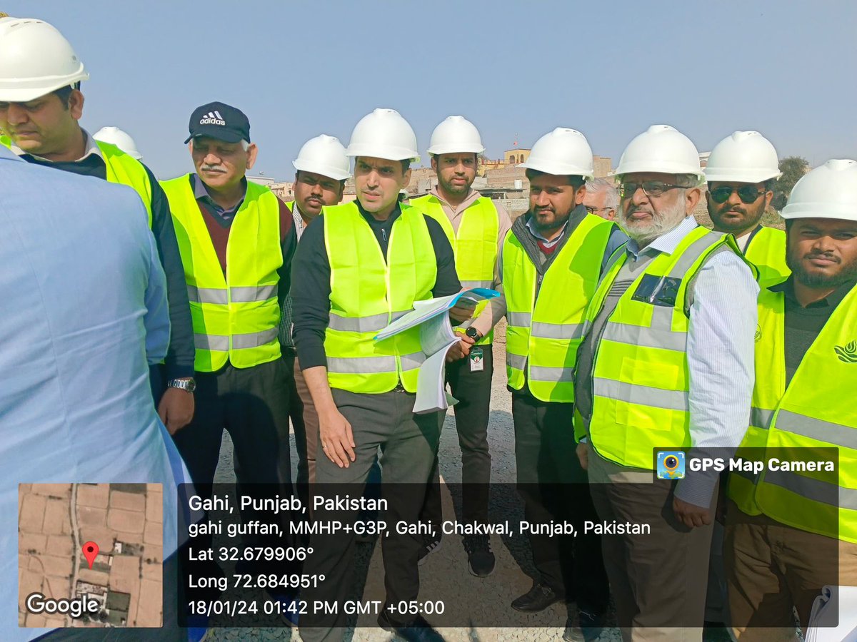 PRMSC_Official's tweet image. Mr. Asadullah, the Project Director of PRSWSSP, conducted a visit to oversee the ongoing construction works on Overhead Reservoir, Tubewells, and Sewerage Treatment Plants sites in three villages (Ghai, Makhiyal, and Gufanwala) of Tehsil Kallar Kahar.
#PRMSC  #lgcd #Pakistan