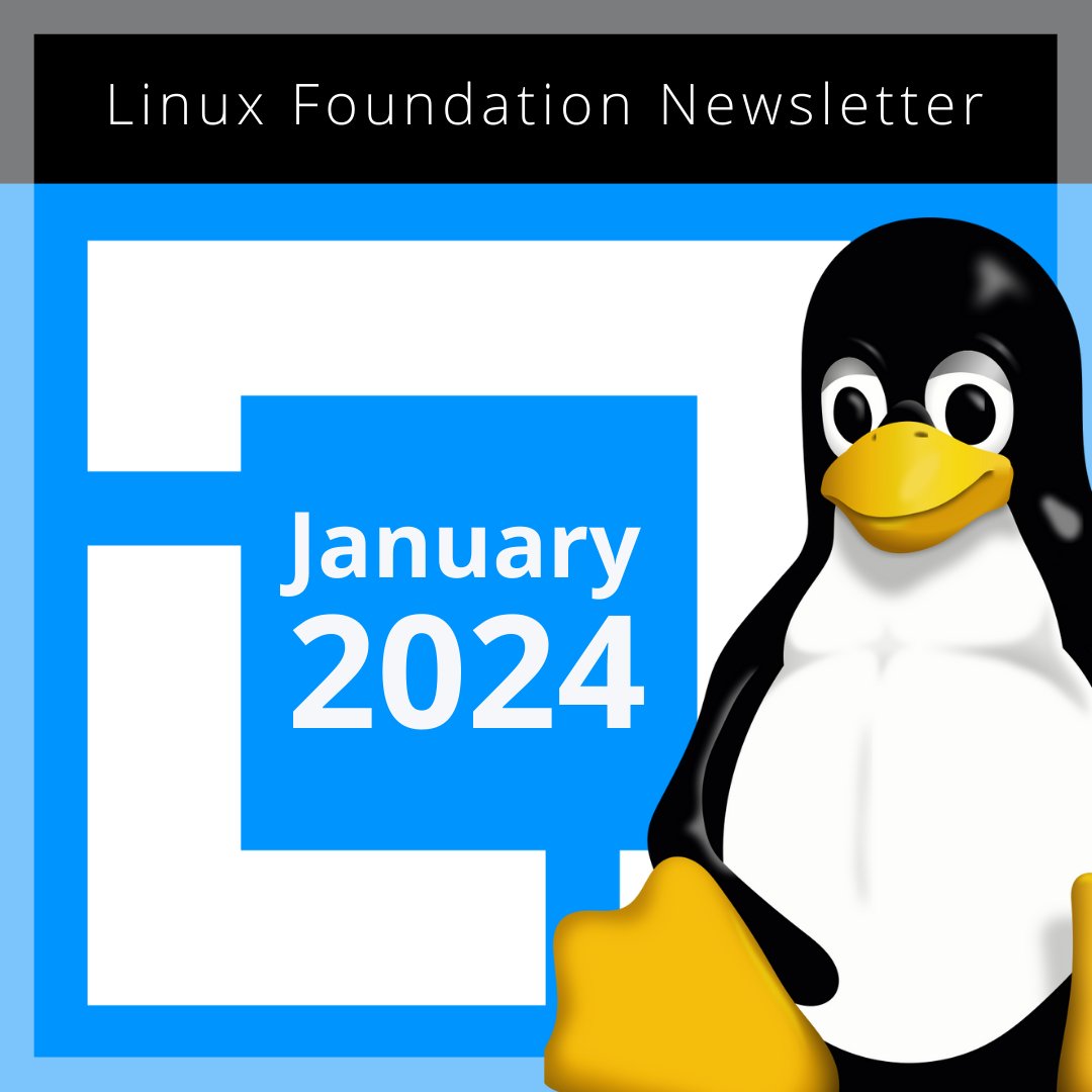 Our January newsletter is here! In this edition you’ll find new research reports, key LF Project updates, and our first Training &amp; Certification deal of the year. 

Read it here: hubs.la/Q02gX8dK0
#opensource #linux #newsletter