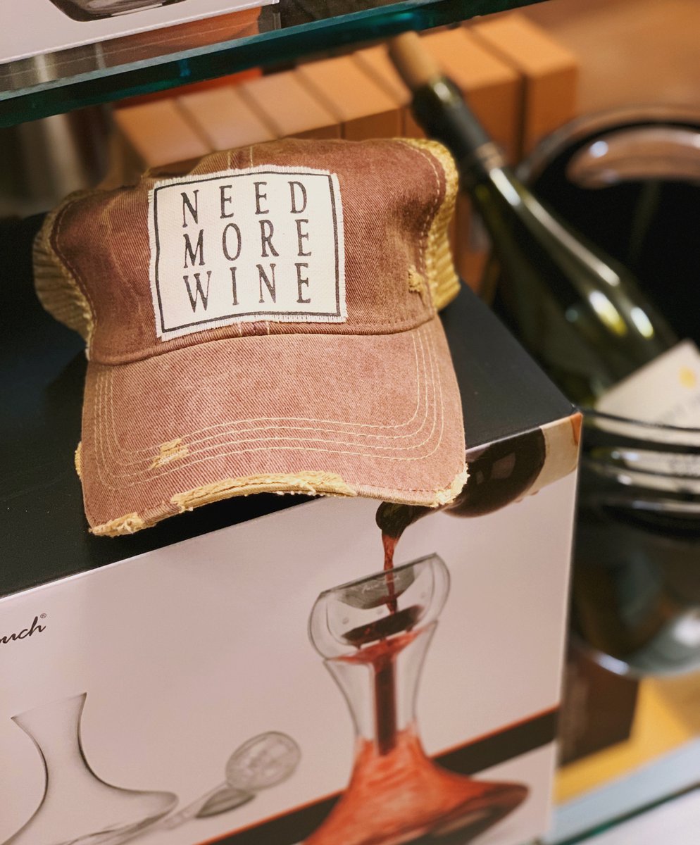 ChicagoBarStore's tweet photo. And who doesn’t? Elevate your wine-loving spirit with our Vintage Distressed Trucker Cap proudly proclaiming "Need More Wine". Order online https://t.co/0Ueqs84Gad or shop in-store! Different logos are available!

#ChicagoBarStore #WineLover #WineHatCap #VintageHat #TruckerHat https://t.co/caByQkHpYE