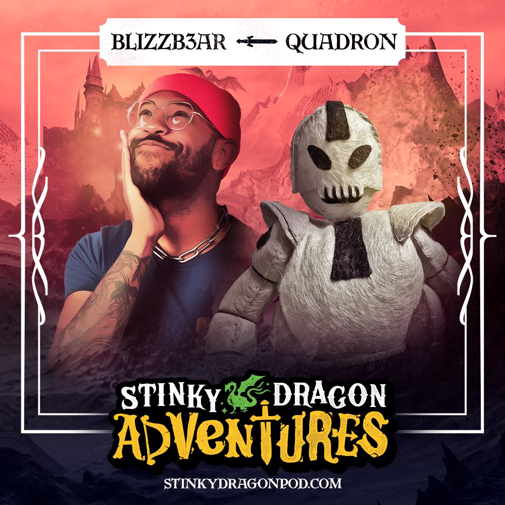 Guess who is officially a puppet in @StinkyDragonPod’s new full-length puppet show, Stinky Dragon Adventures?

This was my first ever voice acting role and now you get to watch him on the screen a for free over on StinkyDragonPod.com!