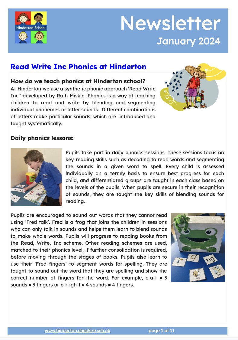 Hinderton_News (@hindertonschool) on Twitter photo Our January Newsletter is out now with a special focus on our use of Read Write Inc Phonics bit.ly/3S2Gnr6 <a href="/RuthMiskinEdu/">Ruth Miskin Training</a> Our January Newsletter is out now with a special focus on our use of Read Write Inc Phonics bit.ly/3S2Gnr6 <a href="/RuthMiskinEdu/">Ruth Miskin Training</a>