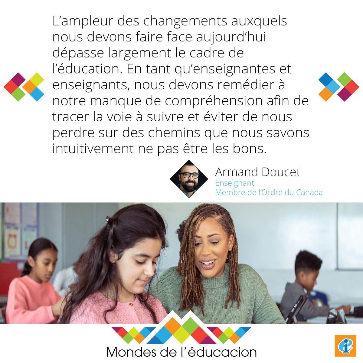 ❓ Faut-il bannir l'#IA dans l'éducation ou peut-elle faciliter l'apprentissage ?

<a href="/DoucetArmand/">Armand Doucet C.M.</a> partage son expérience en classe et appelle à une réflexion collective pour tirer le meilleur parti de l'IA et éduquer à une utilisation responsable.

➡️ eiie.io/48v3ul8