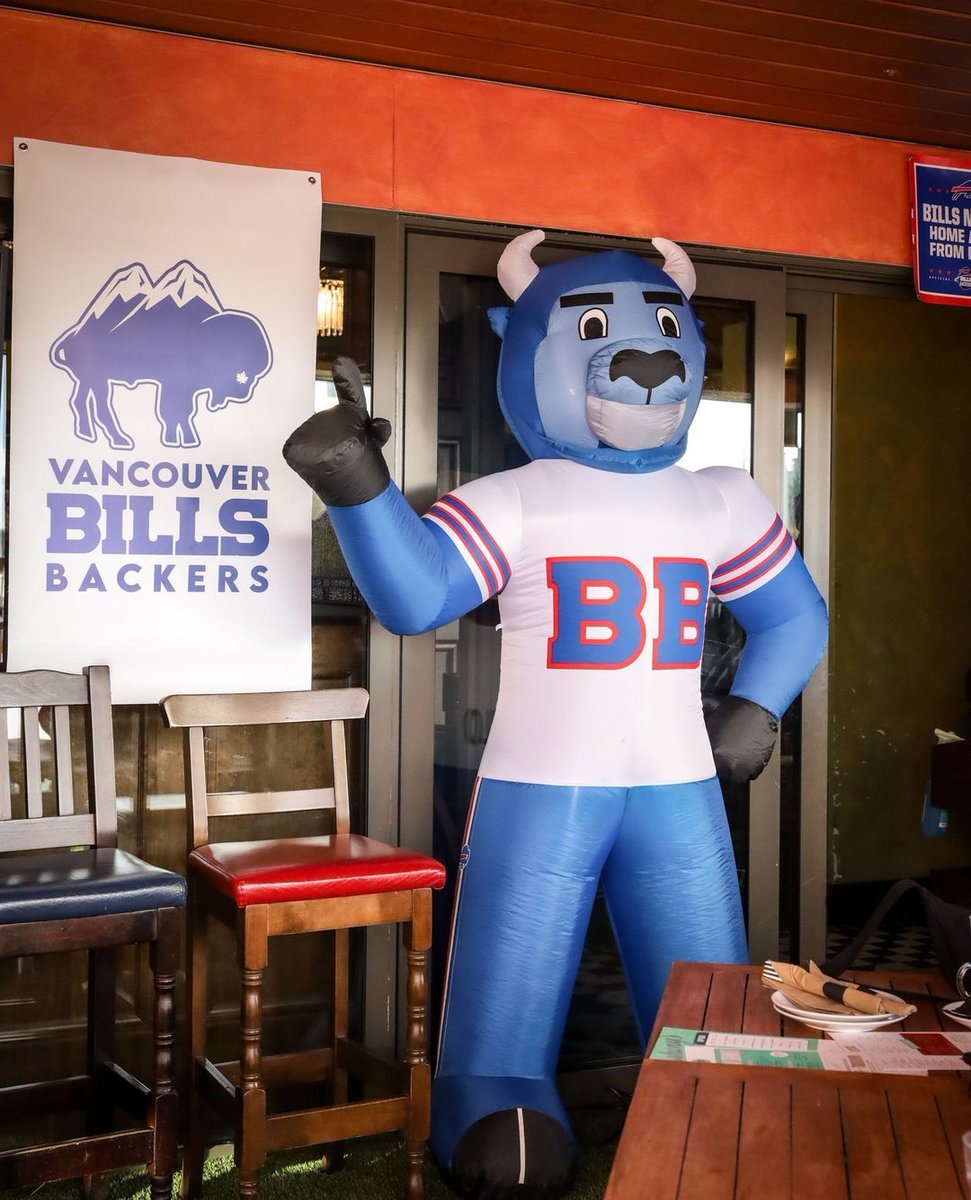 BillsBackersYVR's tweet photo. Bills vs Chiefs - Sunday @ 3:30!

Everyone out for this one! The Mini Ralph (Mahonys False Creek) will be buzzing as usual. We're working to extend our great outdoor experience for those inside as well - let's fill the bar with a few hundred Bills fans.

Go Bills! https://t.co/uO2zFl2r1Z
