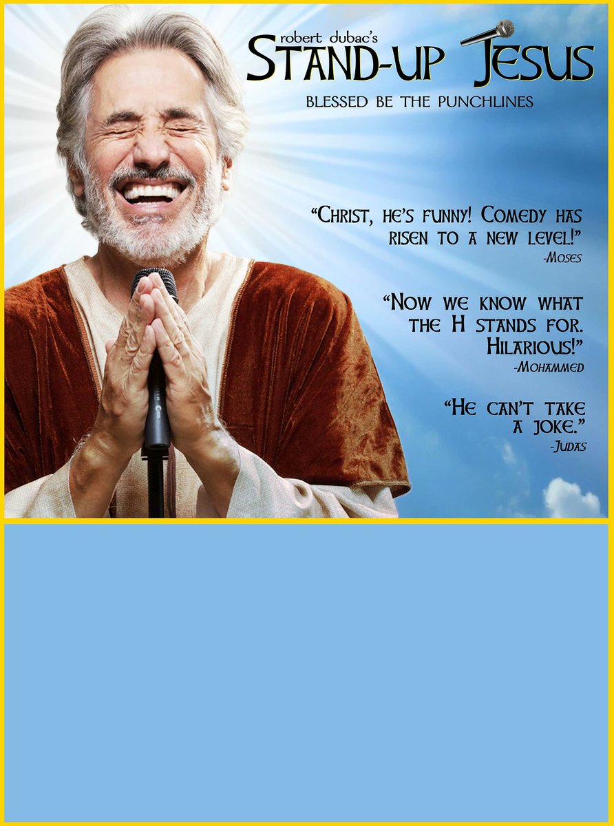 Thursday, January 18, 2024 ~
Van Wezel Performing Arts Hall presents ROBERT DUBAC's 'Stand-Up Jesus' tonight at 7:30 p.m.
#RobertDubac #StandUpJesus #VanWezelPerformingArtsHall #Sarasota #FL #OnTour #ProducersIncorporated