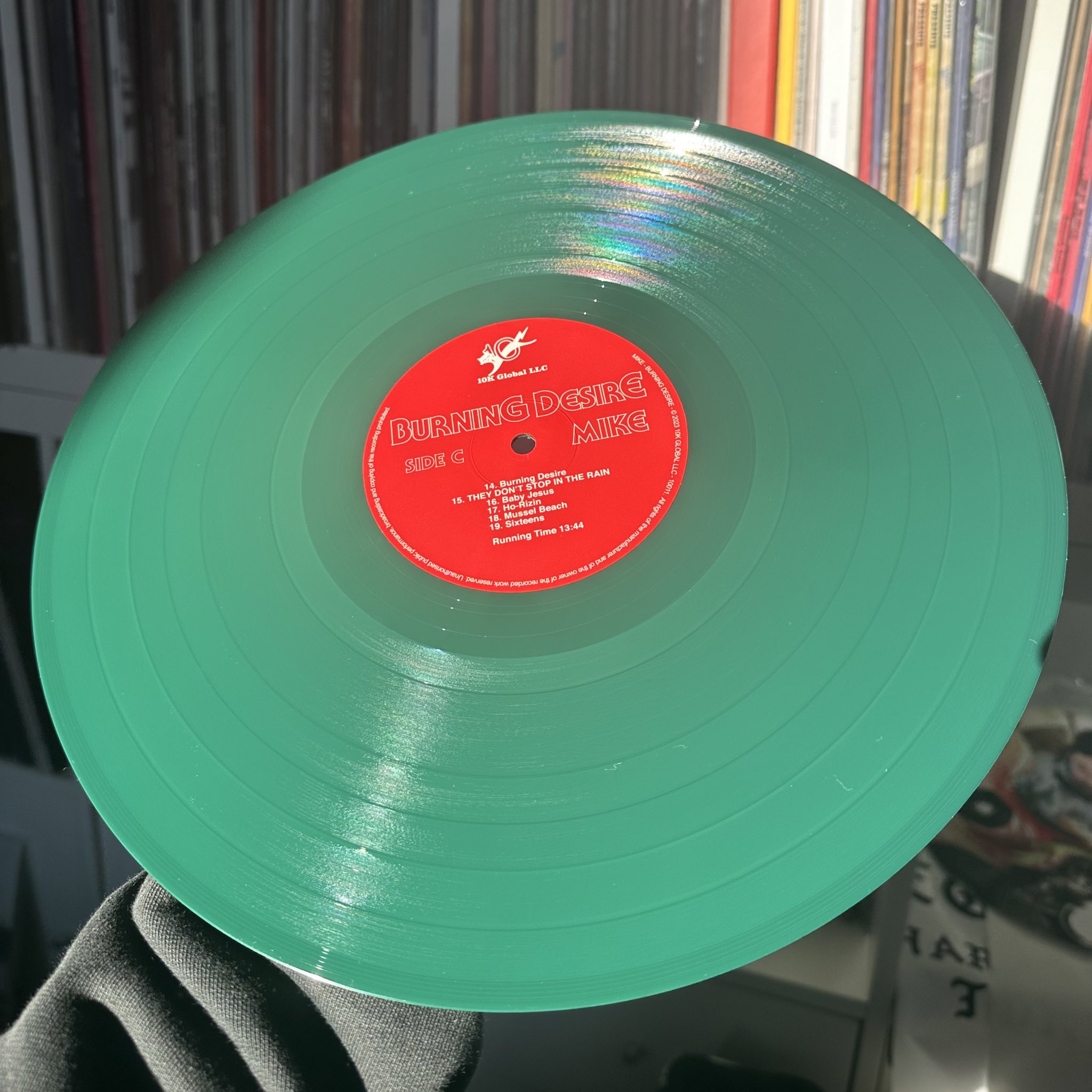 Mike - Burning Desire 2LP レコード　Obi Mike - Burning Desire LIMITED Dark Green JAPAN EDITION Vinyl