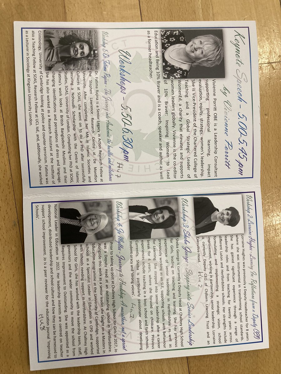 A wonderful Women in Leadership conference <a href="/Challney_Girls/">Challney Girls</a> - absolutely packed. Almost 100 delegates on a dark January evening. An inspirational keynote from the wonderful <a href="/ViviennePorritt/">Vivienne Porritt OBE FCCT FRSA</a> - thanks to our organisers!