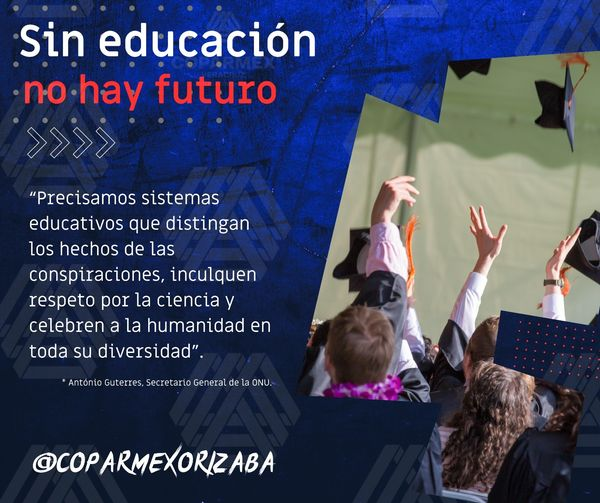 Las naciones que avanzan fortalecen la acumulación de capital humano calificado gracias a eficaces sistemas educativos con igualdad de oportunidades para todos, cualquiera sea el nivel socioeconómico de sus familias.
#coparmexorizaba #Coparmex #coparmexver #educacion