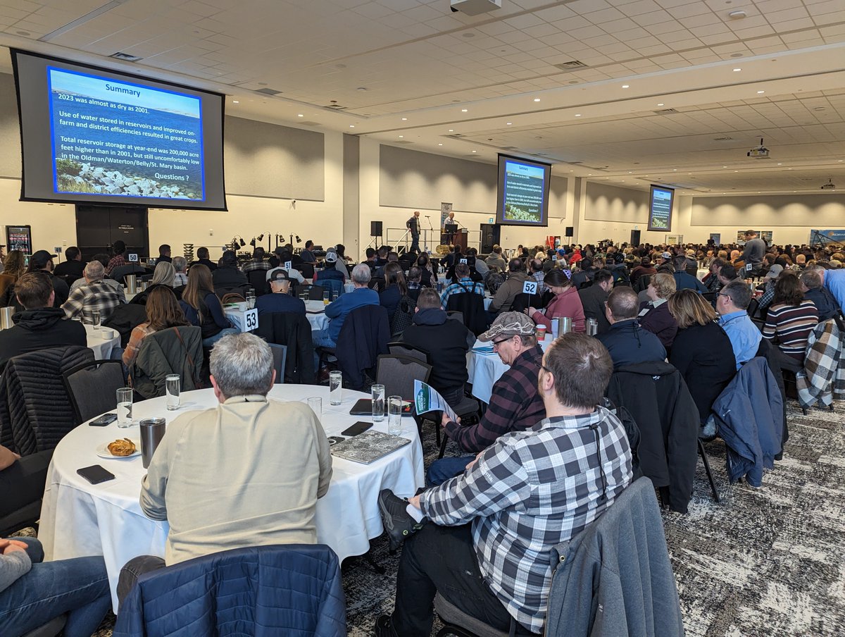 Autumn Barnes (@autumnbarnes05) on Twitter photo We have a full house at Irrigated Crop Production Update today!
This is the 2nd year <a href="/LethCollege/">Lethbridge College</a> has hosted the event, and we are happy to see all 460 attendees who joined us. We have a full house at Irrigated Crop Production Update today!
This is the 2nd year <a href="/LethCollege/">Lethbridge College</a> has hosted the event, and we are happy to see all 460 attendees who joined us.