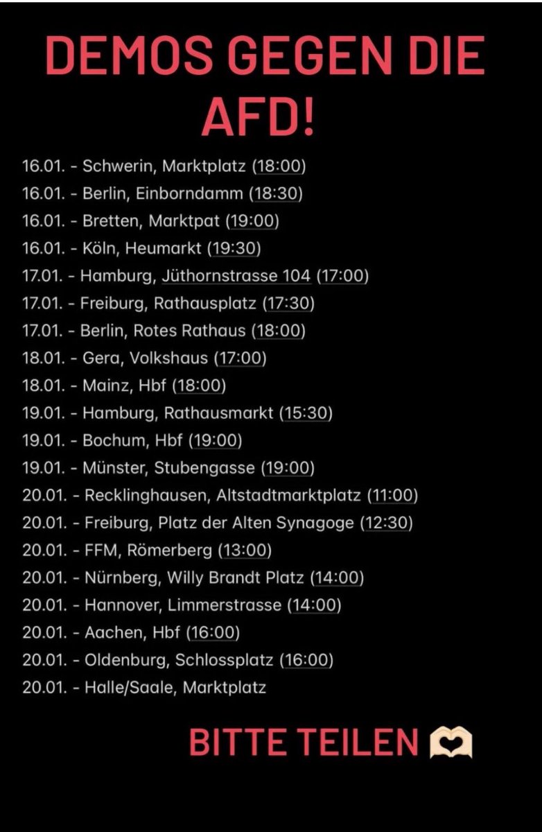 Demos gegen AFD #Democracy #noafd