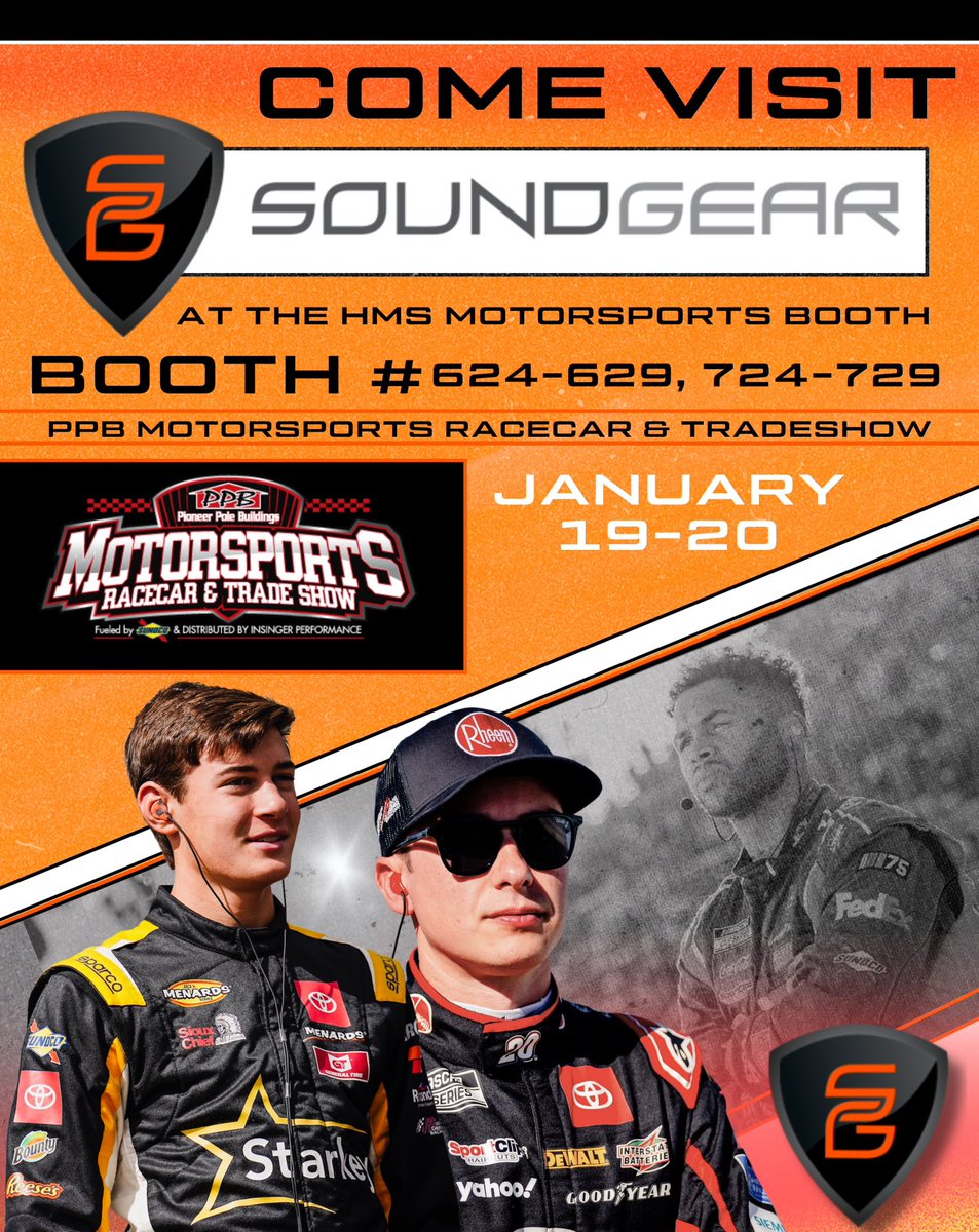 Soundgear will be at the Motorsports Racecar and Trade show in Philly with our partner <a href="/hms_motorsport/">HMS motorsport</a> this weekend.  Stop in and get a set of THE race molds everyone is talking about.