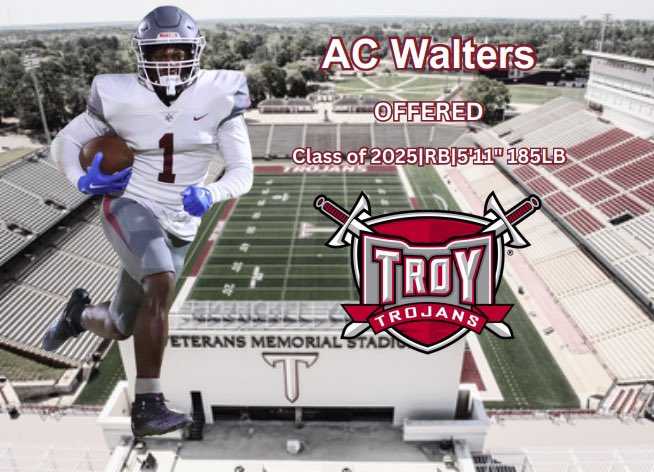 ACA Football (@acaeaglesfball) on Twitter photo Congrats to AC Walters (Class of 2025) on his offer to play football at Troy University! #Elevate <a href="/CoachMichaelSu1/">Coach Michael Summers</a> <a href="/CoachDockins/">JL Dockins</a> Congrats to AC Walters (Class of 2025) on his offer to play football at Troy University! #Elevate <a href="/CoachMichaelSu1/">Coach Michael Summers</a> <a href="/CoachDockins/">JL Dockins</a>