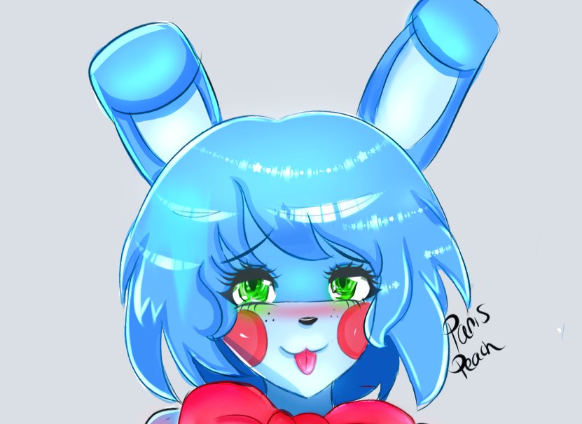 ParisGoesToLA's tweet photo. Quick bonnie draw #fnia #fnaf #fivenightsinanime #anime #art #cute  (sorry for inactivity) https://t.co/l0ceBsJCxr