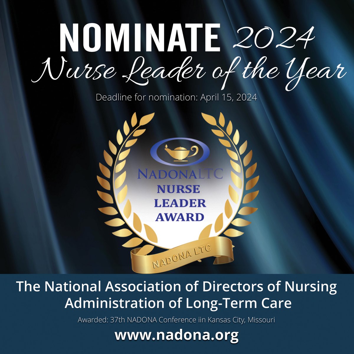 🏆 NOMINATE YOUR 2024 NURSE LEADER! 👩‍⚕️ 👨🏽‍⚕️ 

🌟🌟🌟 Do you know a #NurseLeader who deserves recognition for their dedication and excellence in long term care?  🌟🌟🌟

👉 Click the link tinyurl.com/NurseLeaders20… to submit your nomination! 👈