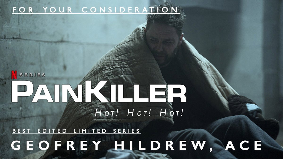 ACE members, there's still time to nominate for this year's Eddies.  Please consider Painkiller, "Hot, Hot, Hot!" now available on Netflix &amp; the ACE Screening App.  <a href="/ACEFilmEditors/">AmericanCinemaEditor</a> <a href="/avid/">Avid</a> <a href="/netflix/">Netflix</a>