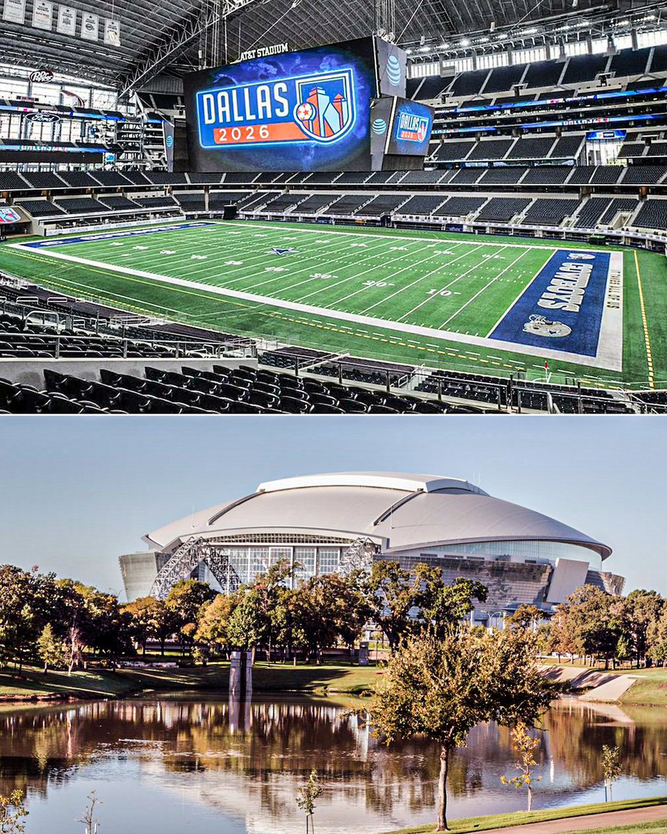 BREAKING: The 2026 World Cup Final will be held at AT&amp;T Stadium in Dallas, per <a href="/MartinLipton/">Martin Lipton</a> 🏟️🇺🇸