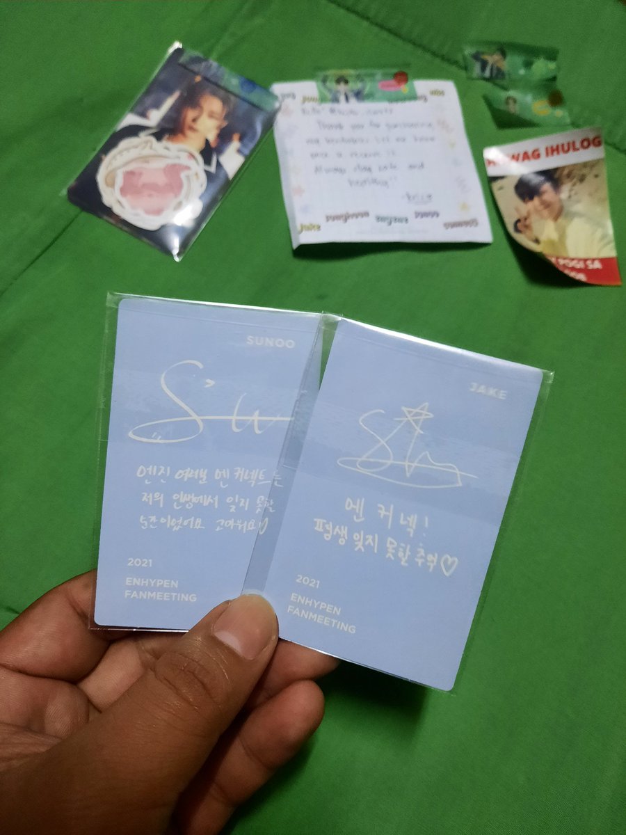 hector_clark02's tweet photo. Thank you po, Sunoo Silaw &amp; Jake Peace Enco2021 RPC delivered safely, mint condition, very accomodating seller, items shipped fast and well package &amp; Thank you so much po sa Freebies, Godbless po🙏🥰🧡🍊

@mintchips_cart | #mintchipscartproof https://t.co/sVFWji3uBa