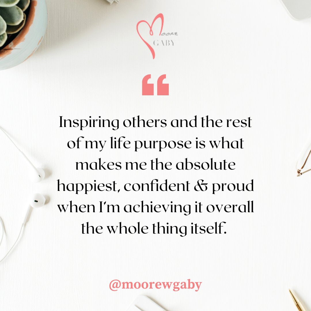 MooreWGaby's tweet photo. Living my purpose every day brings indescribable joy! 🌟 Inspiring others is not just a goal; it's my life's mission. Confidence and pride fill me as I navigate this incredible journey. Join me on the path to fulfillment and self-discovery!

#PurposeDriven https://t.co/JmrRaEkIiS