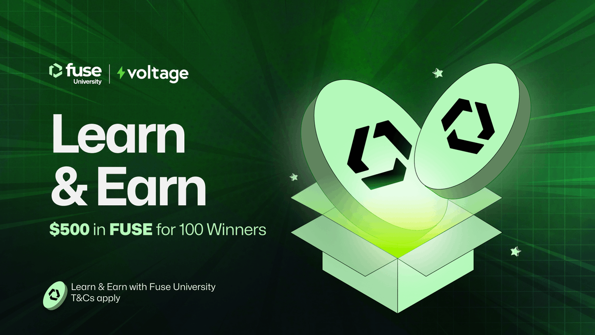 Fuse_network's tweet photo. 2/🚀 To kickstart our commitment to Web3 education and collaborative learning, we are thrilled to announce that the first Learn and Earn Quiz on Fuse University will collaborate with @voltfinance, the leading decentralized exchange (DEX) on Fuse. 

https://t.co/CqgHF1kbZE https://t.co/Dh7SQKkeXL
