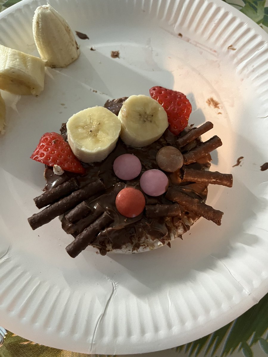 HolySpiritWA9's tweet photo. #Rainforest welcomed our lovely Governor, Jimmy, to our session this morning 🤩 We used our listening skills and practised our knife skills to make a ‘kitty cat rice cake’ before enjoying the funny story ‘Cats in Chaos’ #SEL #PeterBently #DTFood https://t.co/riVjyPQchl
