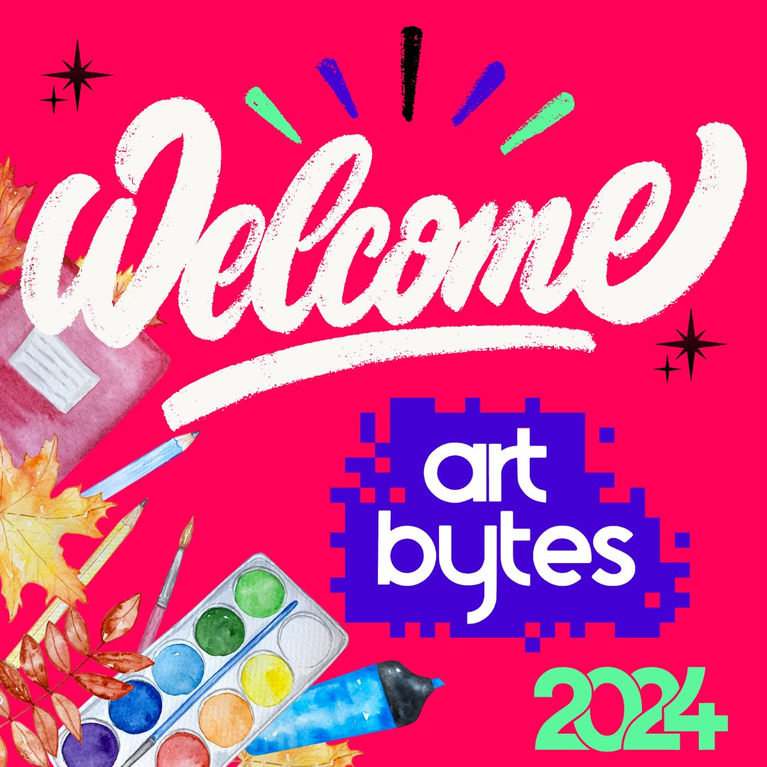 ArtBytes_'s tweet image. Welcome to all the schools joining us for Art Bytes this year. We can&apos;t wait to see all your amazing art work. Make sure you let your wider school community know all about your Art Bytes entries and start to get support for the live vote. #artcompetition #artinschools #artbytes
