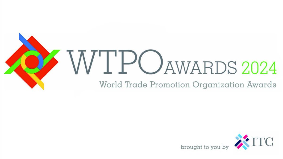 ITCnews's tweet photo. Trade promotion organizations! Our #WTPO Awards are accepting entries until 23 February to celebrate excellent export development initiatives.
Apply under 1 of the 3 categories:
1⃣ Partnerships
2⃣ Information technology
3⃣ Inclusivity & sustainability
🔗 https://t.co/A9Tfjh9270 https://t.co/6pNeRRXnOl