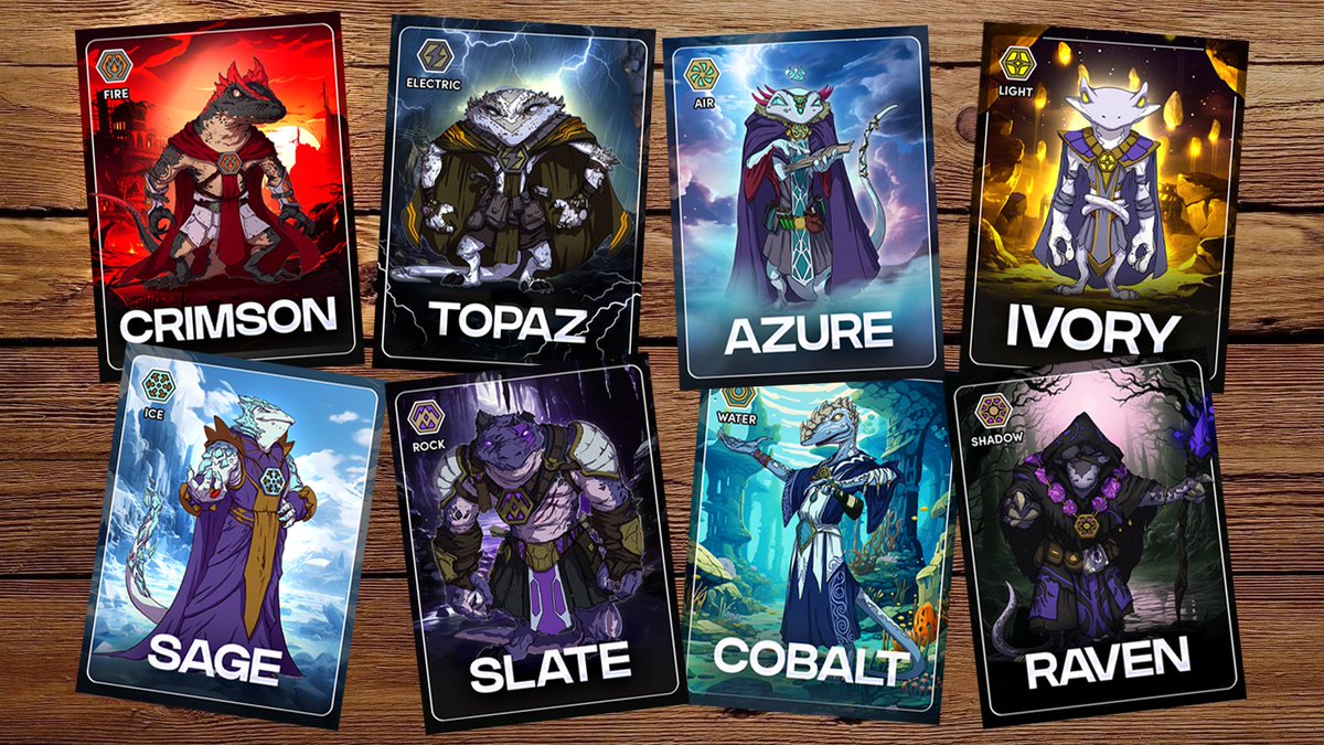 ICYMI, we've revealed all 8 Highlizards! 🦎

Which one is your favourite? 👀

🔥 ⚡ 🌪️ 🔆 ❄️  🪨 💧 🌑