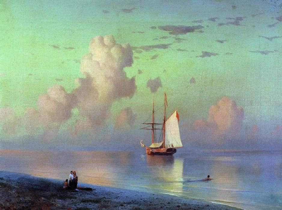 Ivan Aivazovski “Twilight” (1866).