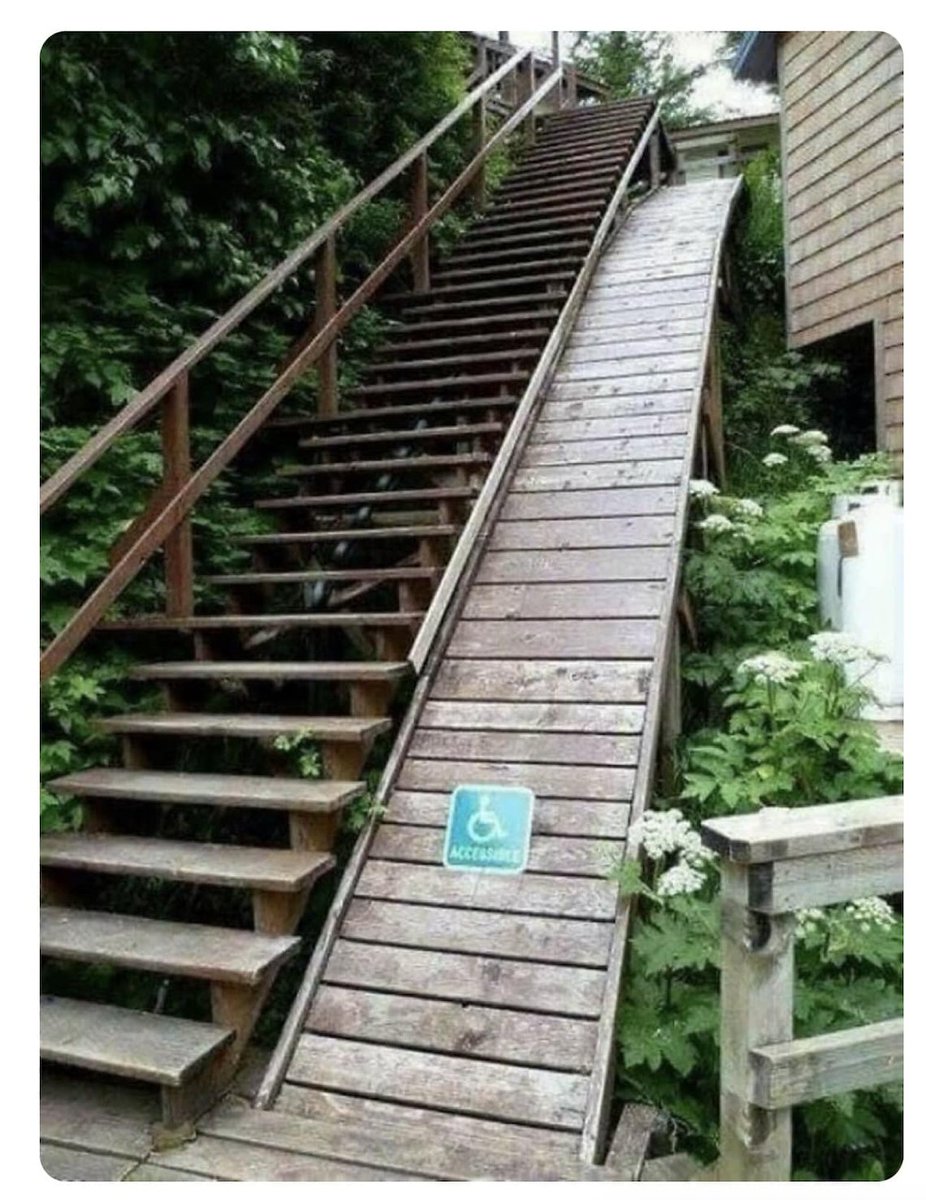 Real Estate Tip: Build your own wheelchair ramps like I've done to save money.