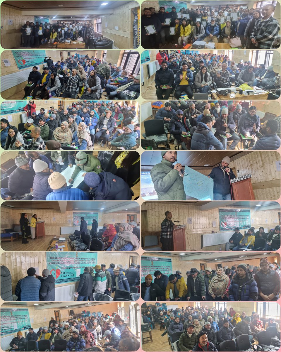 DietKargil's tweet photo. Glimpses of winter training program @DietKargil. 2 programs concluded today; 1. #SEELworkshop with 75 HOIs participation. 2.#toybasedlearning with 45 elementary teachers participation. @DIPR_Kargil @DIPR_Leh @dse_ladakh @LAHDC_Kgl @prasarbharti @dc_Kgl @ncteDelhi @GulistanLadakh_ https://t.co/5MXZK7ccVZ