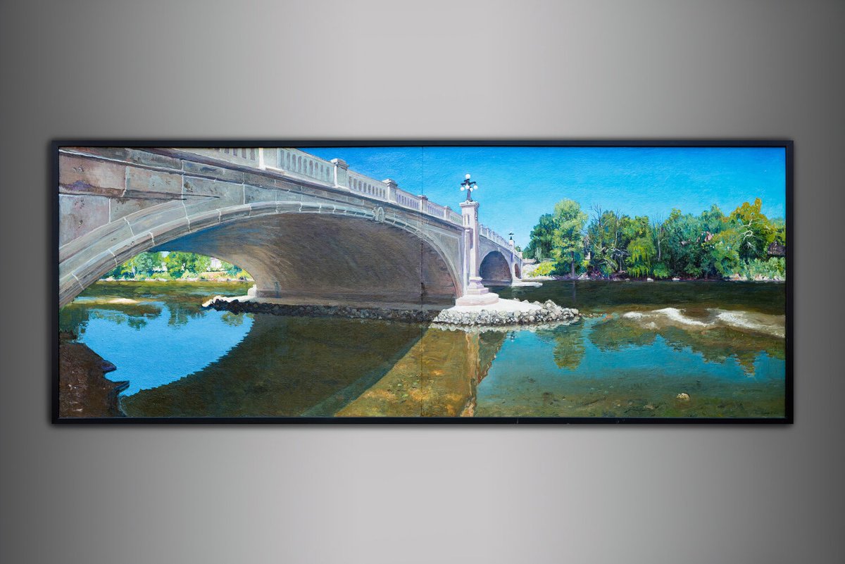 chacaranda's tweet photo. More South Bend scenes by local artist David Allen https://t.co/g3NnUoeg3F