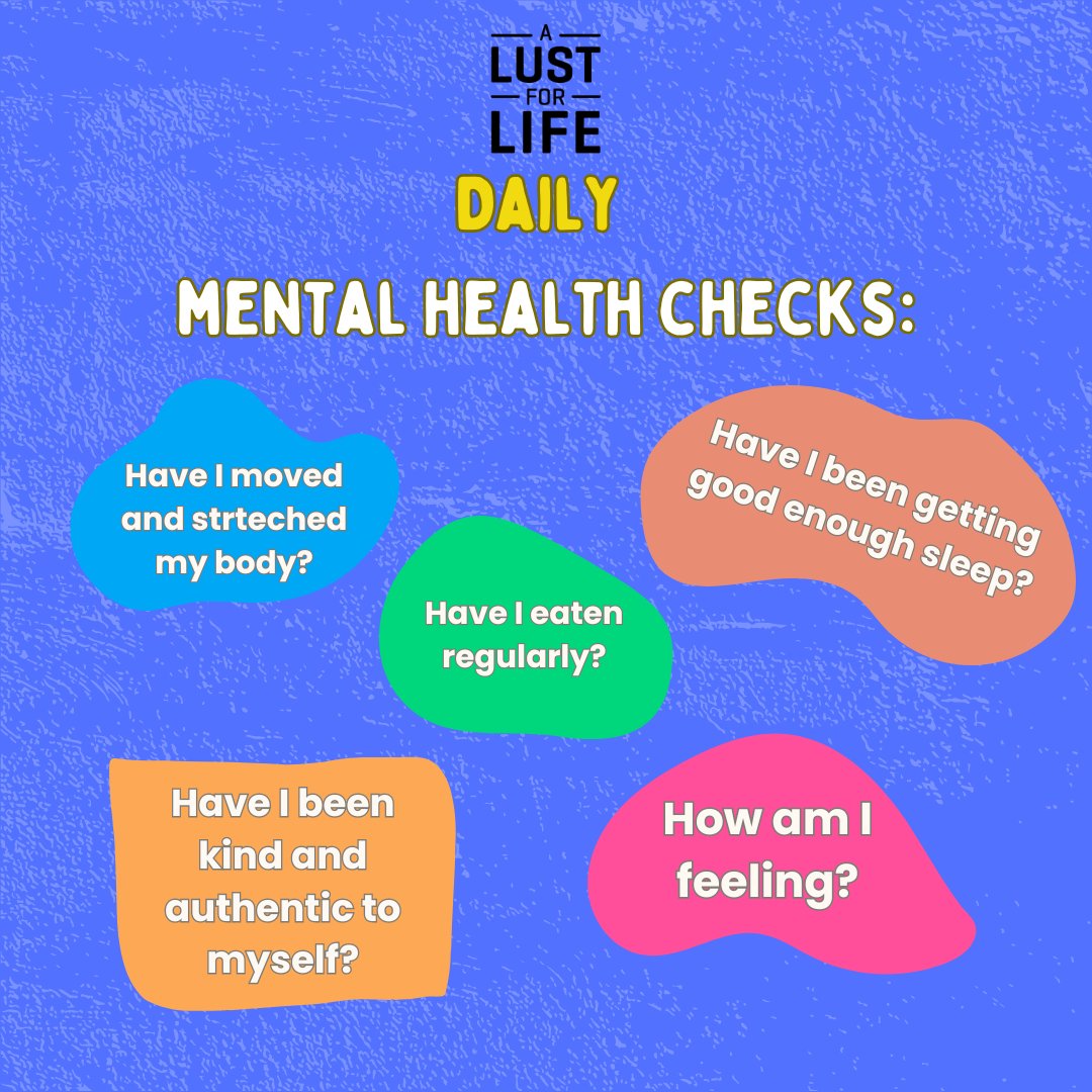 Taking a few moments each day to check in with our mental health can make a huge difference in our overall well-being. Let's prioritize self-care and make it a daily habit.