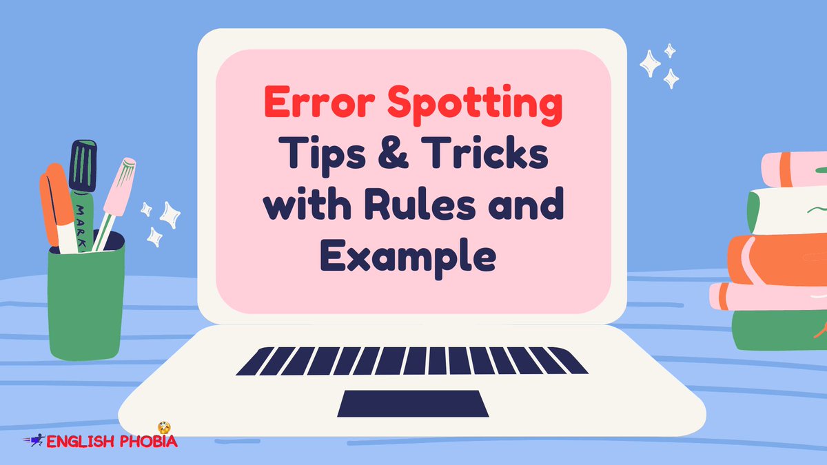 english_phobia's tweet image. Error Spotting Tips &amp;amp; Tricks with Rules and Example 
In this article, we will investigate the importance of mistakes in English punctuation... Learn more: bit.ly/4b591k0
#errortrick #englishtips #englishtricks #errors