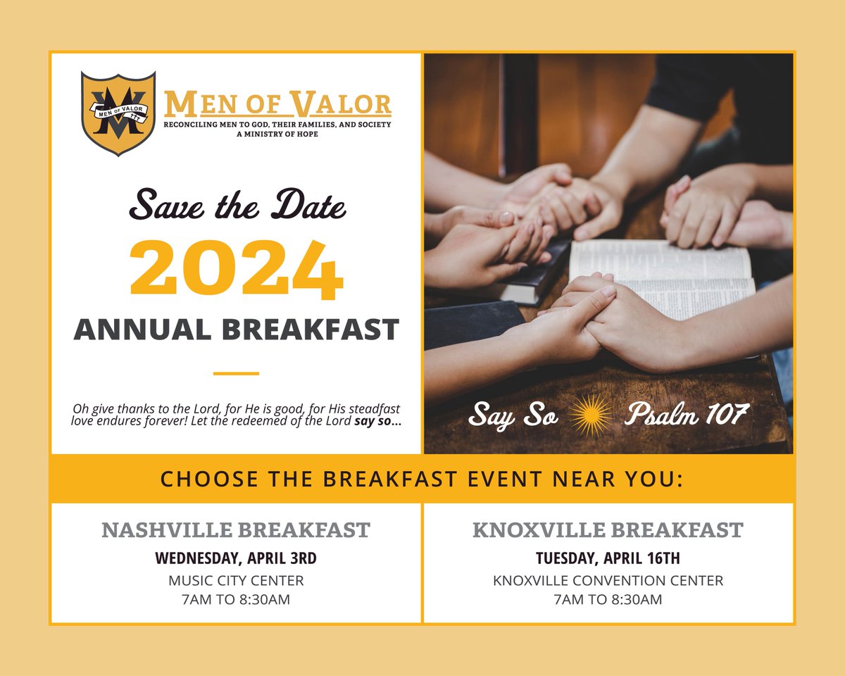 Men of Valor Ministry tweet media