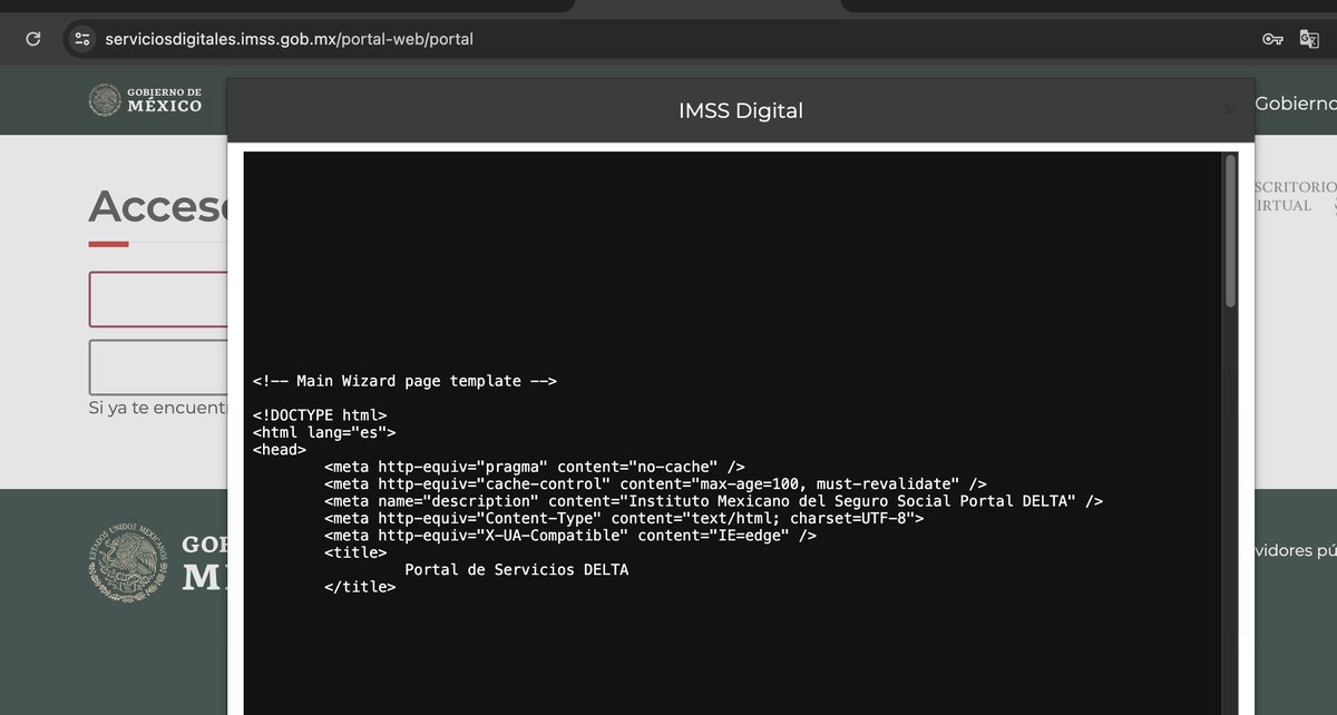 odraudek99's tweet photo. @Tu_IMSS @imssdigital La página https://t.co/vLL2V73Yqa muestra un error cuando doy click en "Crear cuenta" https://t.co/htY6nSqjM4
