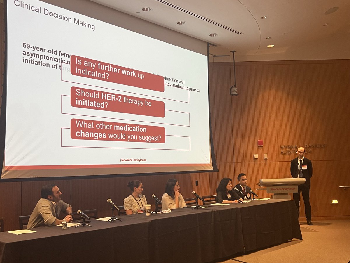 Continuing the day with an excellent talk on Permissive Cardiotoxicity!

<a href="/JRaikhelkarMD/">Jayant Raikhelkar</a> #ColumbiaCardioOncologySummit2024