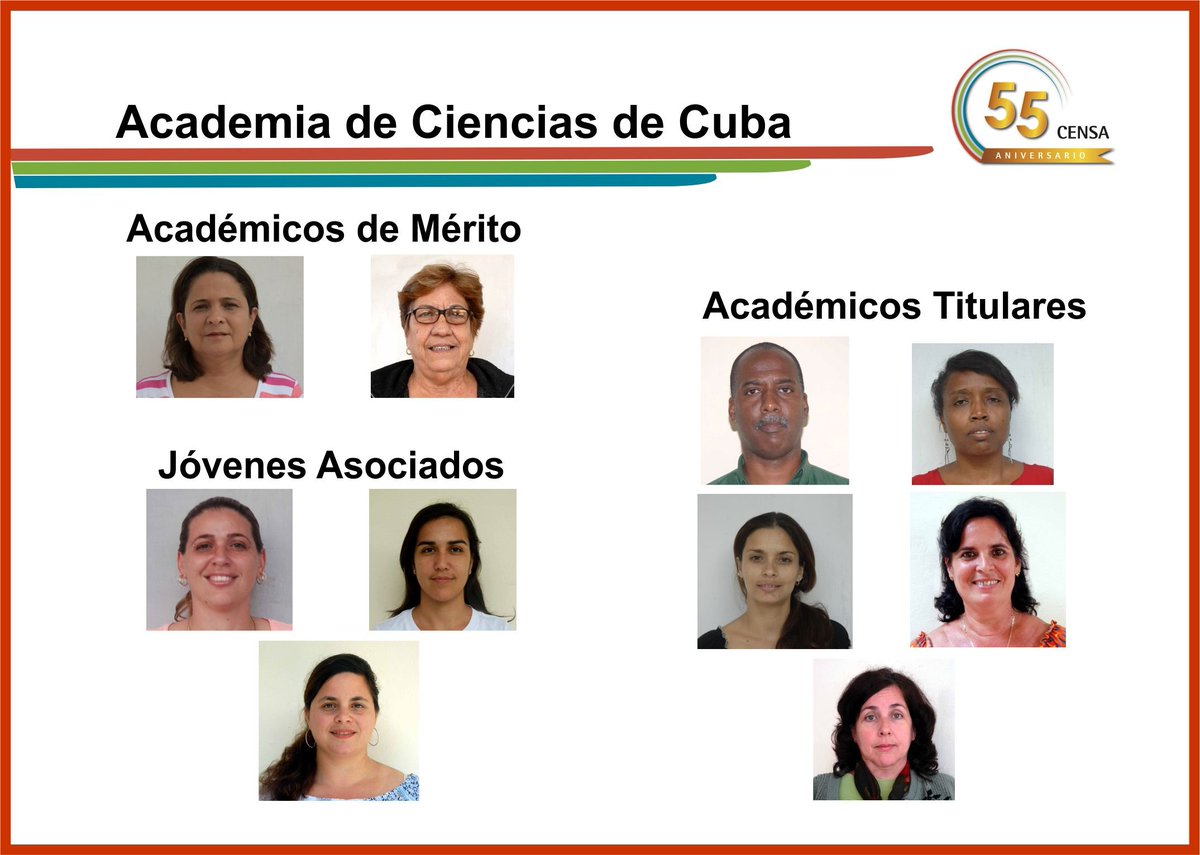 Desde #Avilmat, muchas felicidades y exito a los 10 investigadores de #censacuba por su selección como miembros de la prestigiosa Academia de Ciencias de Cuba, por su trabajo relevante, importante trayectoria, resultados y demostrada producción científica. #FidelPorSiempre #Cuba