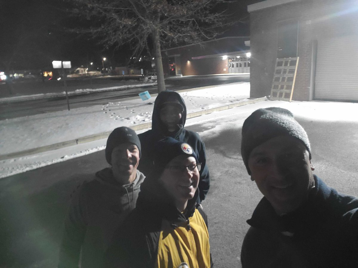 Great to have Crabgrass from <a href="/F3MECA/">F3 MECA</a> posting downrange with our PAX at Beyond Thunderdome on a balmy 11 degree morning 👊🏼👊🏼