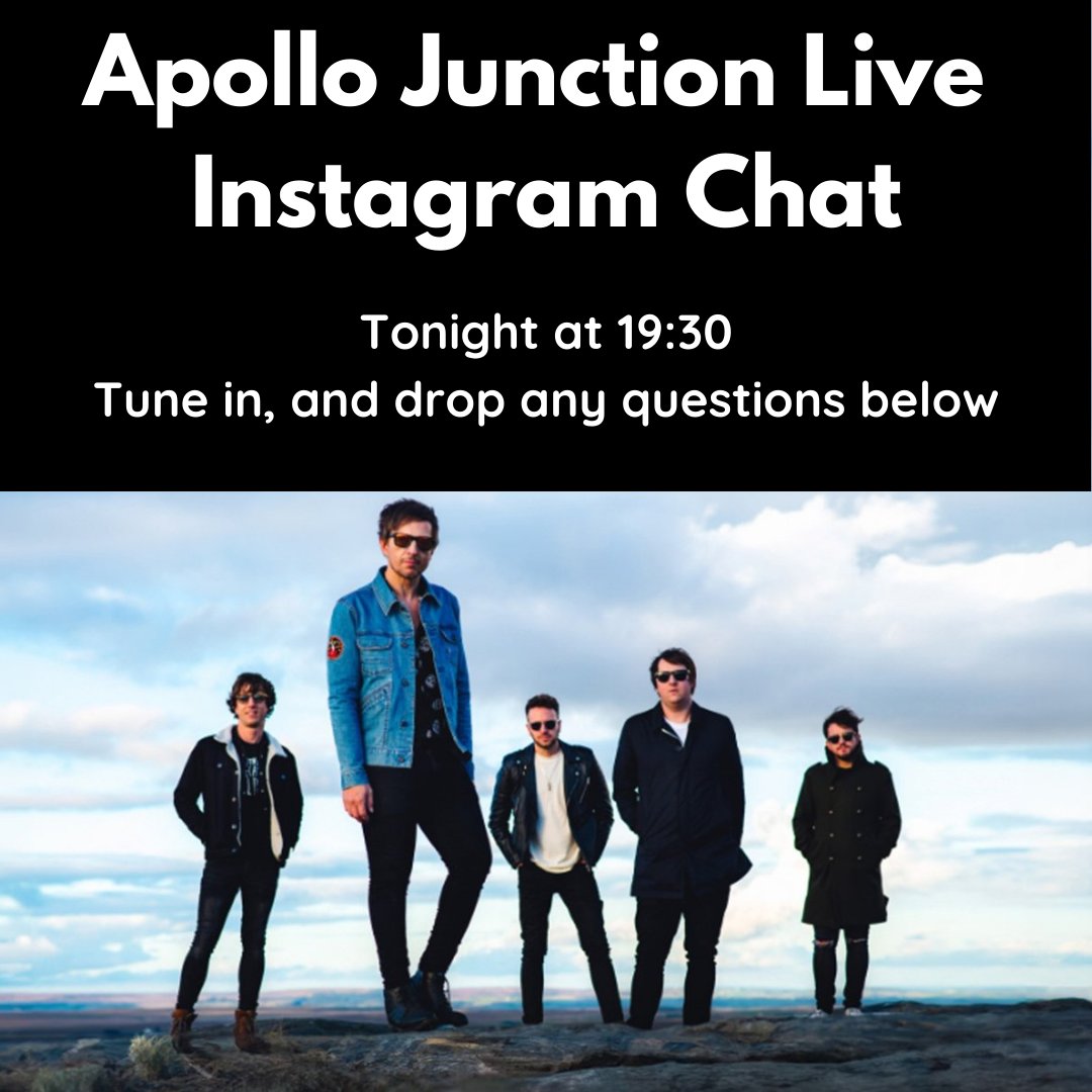 We'll be going live with @ApolloJunction at 19:30 this evening for a quick chat. Early tea, grab a brew and join us? IG @waxandbeans