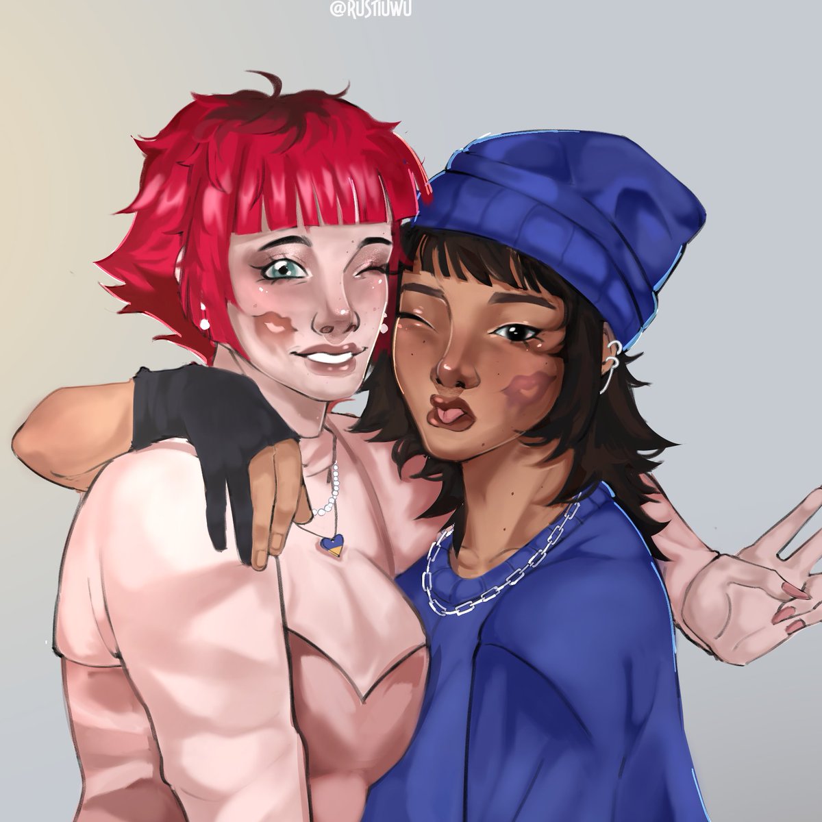 Girlfriends💋
Знайомтесь, це - Стефанія🇺🇦 та Айару🇰🇿

Мої нові персонажки, що поки в розробці~