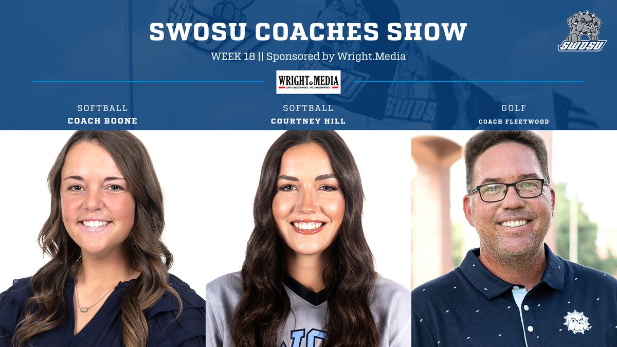 This week on the SWOSU Coaches Show, hear from <a href="/SWOSUSoftball/">SWOSU Softball</a> &amp; <a href="/SWOSUGOLF1/">SWOSUGOLF</a> who both get their seasons going next month! 🥎⛳️

🔗 bit.ly/3vAzrd8

#BlueCollar