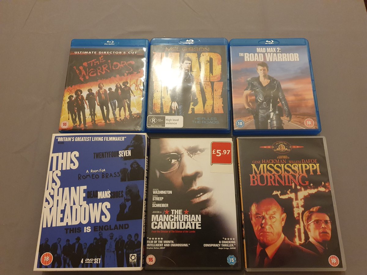 Little haul of films today for a fiver