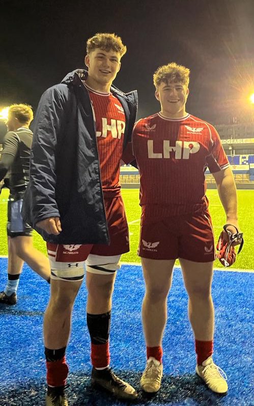 Well done to Dom Kossuth (pictured left) bagging a try in the Scarlets 18’s @ScarletsAcademy against Cardiff 18’s at The Arms Park last night, scarlets winning by 44-40 in a thrilling encounter #starsOFtomorrow