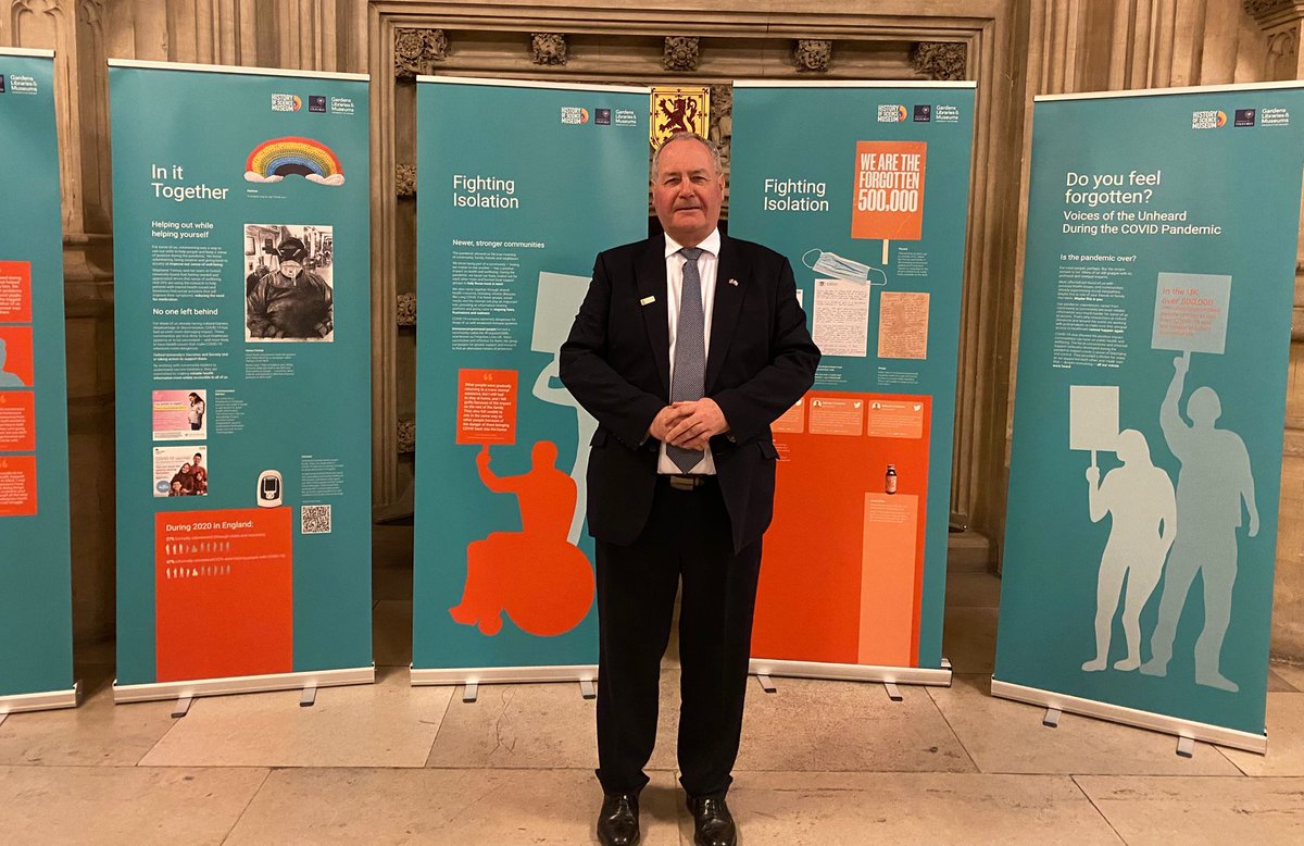 @BobBlackman MP Co-chair of the @APPG_VGP supporting the incredible work of @HSMOxford which curated an exhibition for the museum to look at the experience of communities during lockdown, including that of the vulnerable to Covid and displayed some of the exhibit in Parliament.