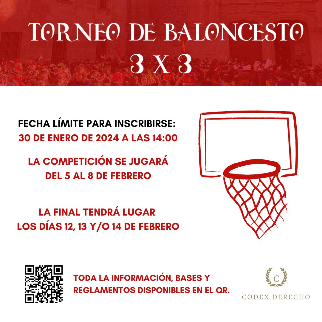 codexusal's tweet photo. ‼️ TORNEOS DEPORTIVOS CODEX

Este año, además del tradicional Fútbol 7, Pádel, Baloncesto 3x3, y Futbolín, os traemos dos importantes novedades que ya formaron parte de nuestro programa en otras ediciones: Tenis y Mus. https://t.co/zmlOFOR2kW