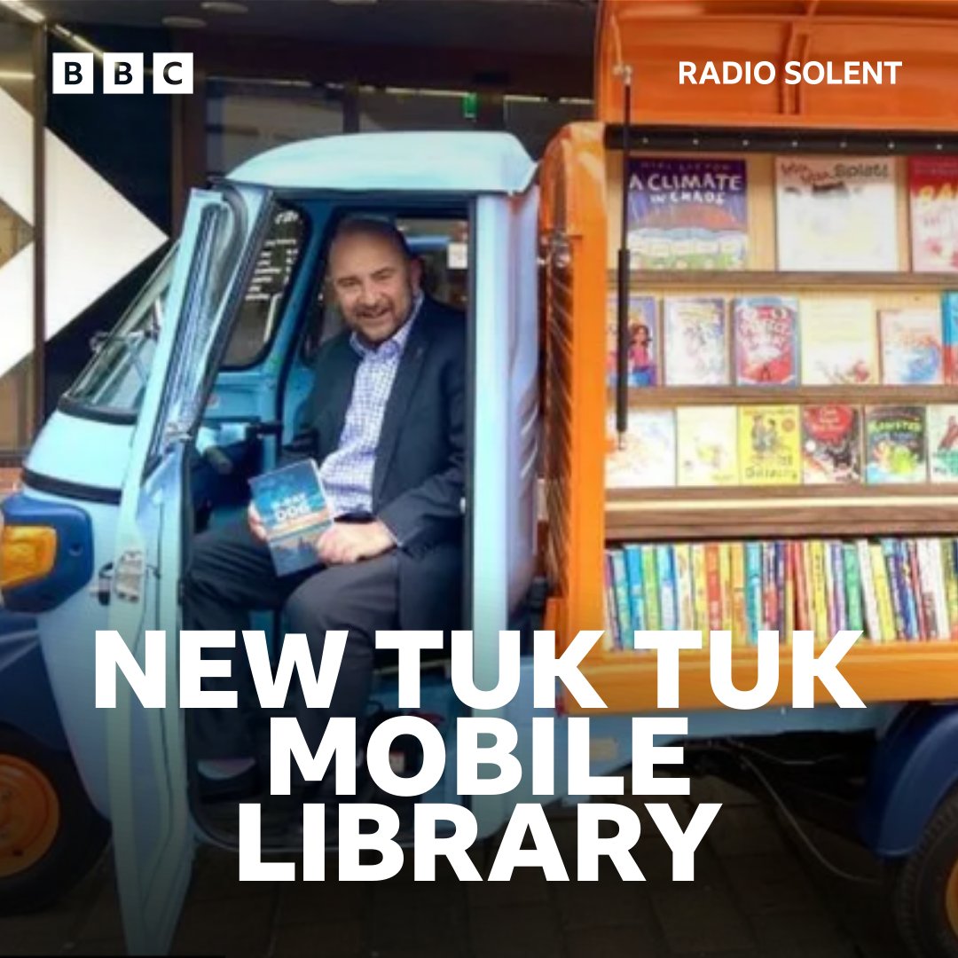 First tuk-tuk mobile library rolls into Portsmouth. 👉bbc.in/3HpFjIU
